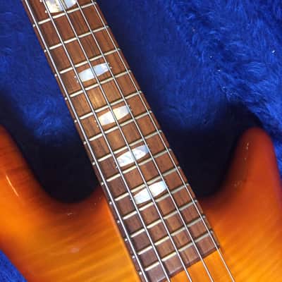 Early version Spector Euro 5 LX bass guitar flamed maple 5 string made in Czech Republic Make Offer! image 2