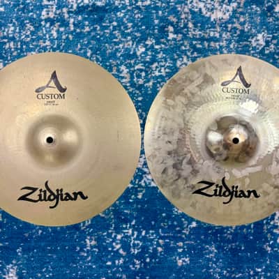 Don’t pay £379!! 14” Zildjian A CUSTOM Hihats 1060g 1240g image 1