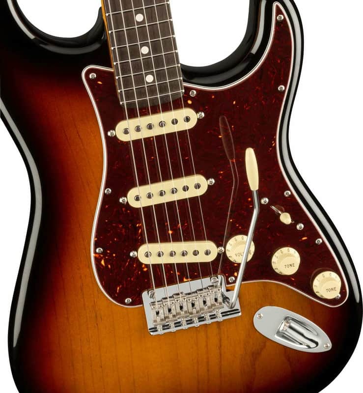 Fender American Professional II Stratocaster Guitar Rosewood Fingerboard, 3-Color Sunburst w Case image 1