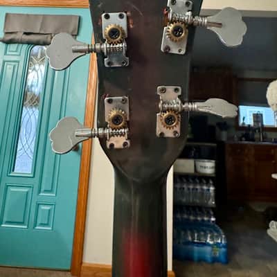 Hofner 500/6 Verythin Bass 1966 - 1968 Red Burst image 9