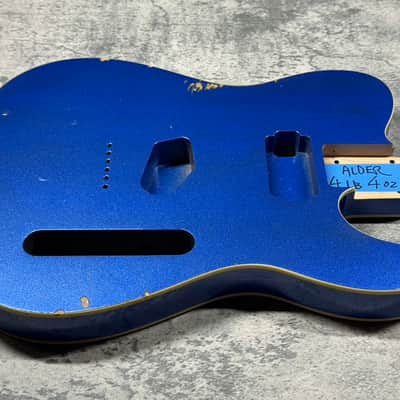 Real Life Relics 60’s Style Tele® Telecaster® Body HS Double Bound Humbucker/Single Aged Lake Placid Blue