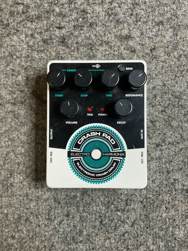 Electro-Harmonix Crash Pad Analog Drum Synth 2015 - Present - Black / White / Teal image 1