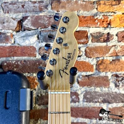 Fender American Elite Telecaster Thinline Electric Guitar w/OHSC (2020s - Satin Jade Pearl Metallic) image 3