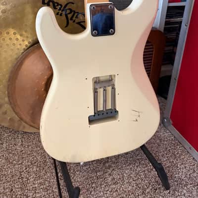 1987 Squier Stratocaster - Aged White image 7