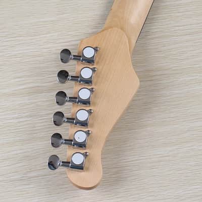 Custom Handmade HH Electric Guitar, Okoume Body and Neck image 8