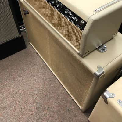 Pre-CBS Fender Band-Master Head & Cab 1964 - Blonde Tolex image 5