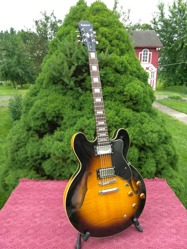 Epiphone Dot Super VS 2006 Vintage Sunburst ES-335 | Reverb