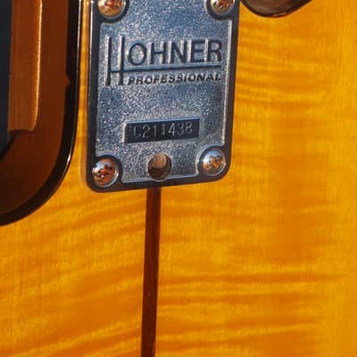 Hohner Telecaster Natural Butterscotch Prince Prinz Style Tele Heavyweight Tone Beast image 7