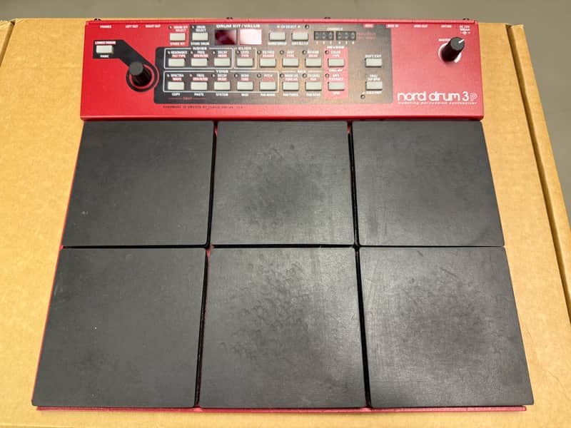 Nord Drum 3P 6-Channel Modeling Percussion Synthesizer 2016 - Present - Red image 1