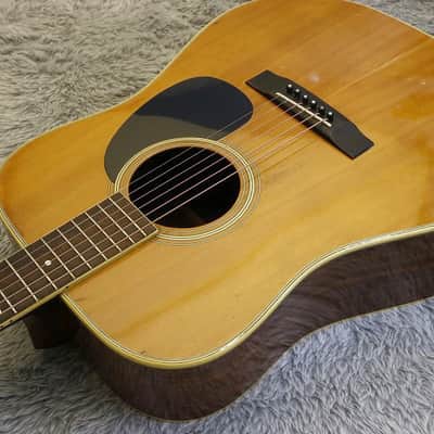 1973 made Vintage Acoustic Guitar MORRIS W-30 Solid Spruce Top Made in Japan image 6
