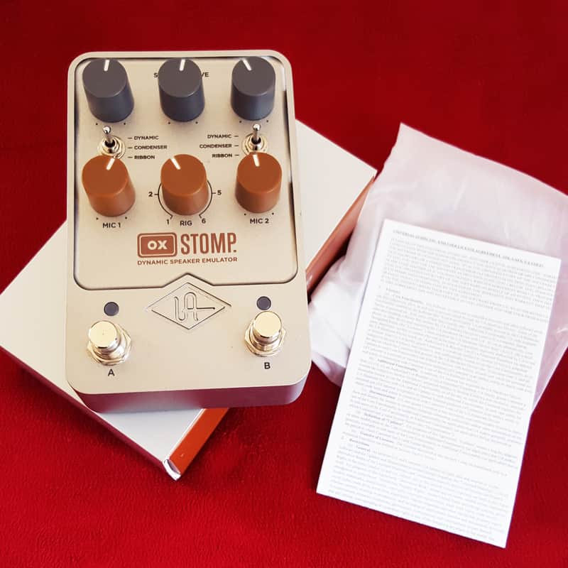 2023 – Present Universal Audio OX Stomp Dynamic Speaker Emulat…