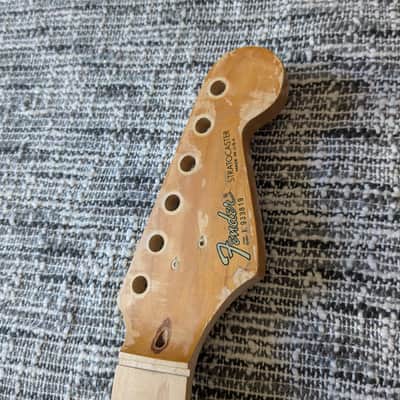 1989 Fender American Standard Stratocaster Strat Maple Neck Refret Project USA image 12