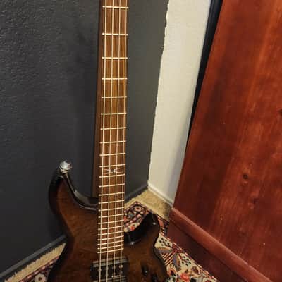 Traben Chaos Core 4 string 2010s - Whisky Burl Gloss image 6
