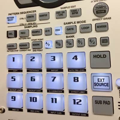 Roland SP-404 SX (CUSTOM! GREEN/WHITE LEDS) 2017 image 2