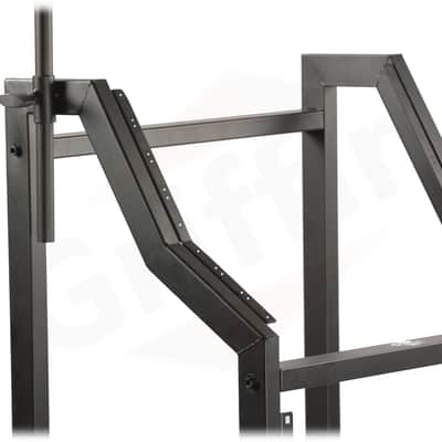 Griffin Rackmount Stand Cart and Adjustable Top Mixer Platform Rack Mount 25U - Rolling Holder for Music Studio Pro Audio Recording Cabinet Stage Equipment DJ PA Gear Display for Amplifiers, Effects image 5