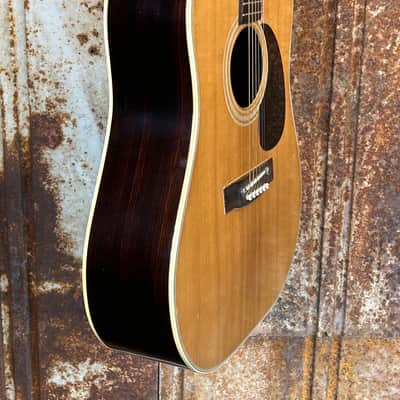 Sigma DR-7 1970s Acoustic Guitar W/HSC (Used) image 4