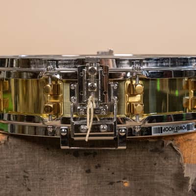 Yamaha 3.5x14 SD493 Brass Piccolo Snare Drum image 7