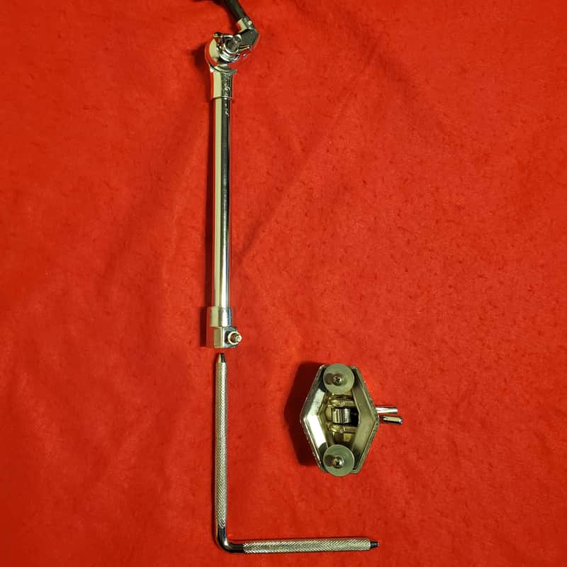 Bass Drum "L" Cymbal Stand W/Mount Complete 1970's-1980's - As New! image 1