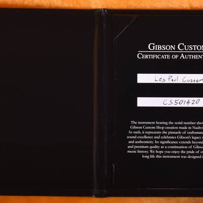 Gibson Custom Les Paul Custom Ebony image 8