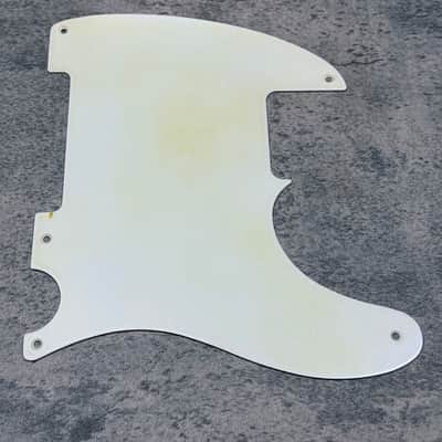 Real Life Relics Aged White Esquire Telecaster® Pickguard 1 Ply 5 Hole .060 thin