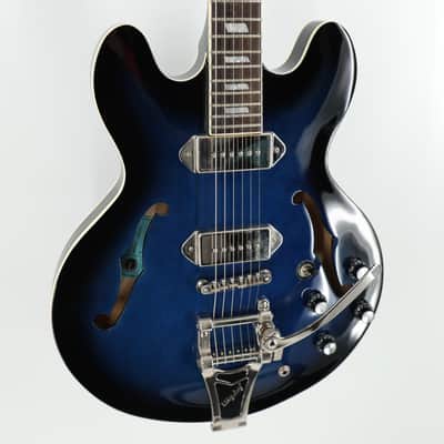 Epiphone Gary Clark Jr. Signature "Blak & Blu" Casino with Bigsby Vibrato w/Case image 5