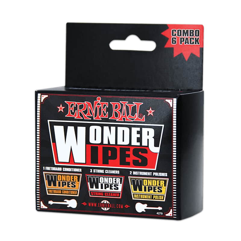 Ernie Ball 4279 Wonder Wipes 6 Multi-Pack image 1
