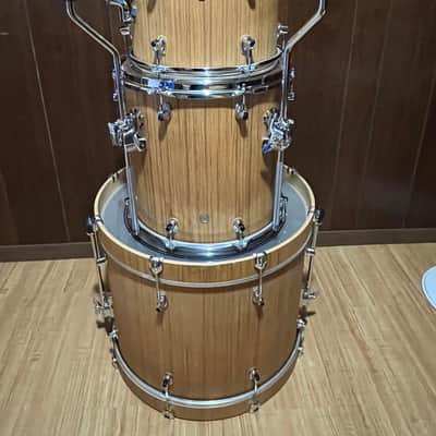 Ludwig LSS030X-TK Signet GigaBeat 12 / 14 / 20" 3pc Shell Pack 2015 - 2016 - Indian Teak image 9