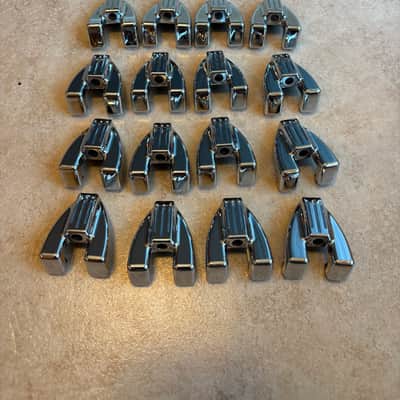 (16) Ludwig P2306AP Die Cast Bass Drum Claw Hooks 2010s - Chrome image 2