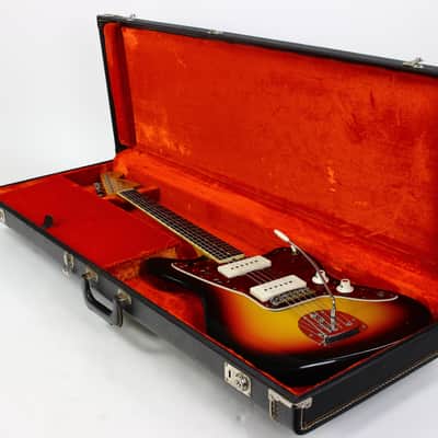 1966 Fender Jazzmaster Sunburst w Original Case CLEAN Vintage Guitar Dots and Bound! image 2