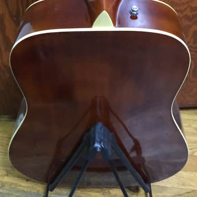 Branson 5-string fretless resonator bass - Burst image 5