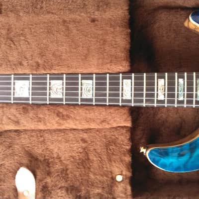 Carvin CT6 Aquaburst Quilt, Black Korina Electric Guitar image 11