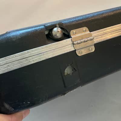 1990's Washburn Stratocaster Style Black Chainsaw Guitar Case image 6