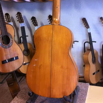 Belle guitare du luthier Ricardo Sanchis Nacher vers 1930/40 tête à chevilles 1,01 kg! image 9