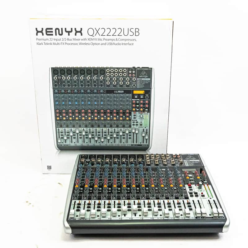 Behringer Xenyx QX2222USB – 22-Input Analog Mixer with USB & Effects image 1