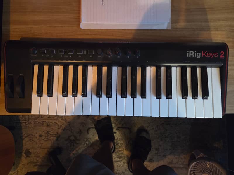 IK Multimedia iRig Keys 2 Mini 25-Key MIDI Keyboard Controller 2023 - Present - Black Bild 1