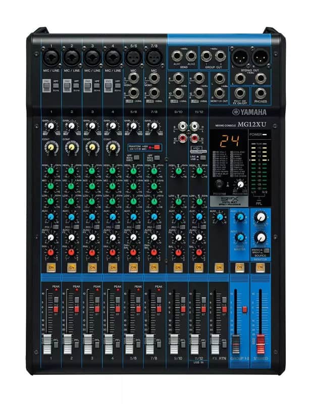 Yamaha MG12XU 12-Channel Mixer with USB and Effects image 1