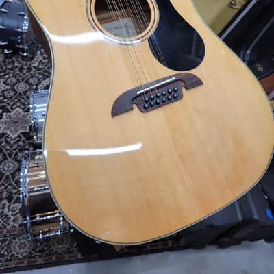 Alvarez AD60-12 12-String Dreadnought Acoustic Guitar W/ Case - Natural (C016-39) image 17