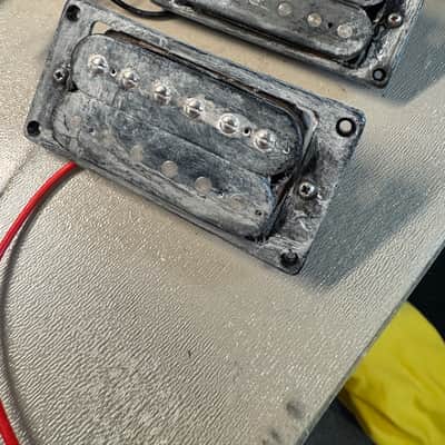 BC Rich Warlock Humbucker Pickups (Bridge and Neck) Black image 1