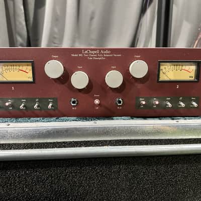 LaChapell Audio 992EG 2-Channel Tube Mic Preamp with Extended Gain 2010s - Red image 1