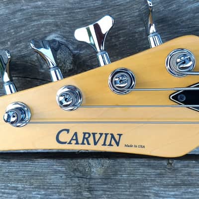 Lefty 1999 CARVIN B4 Jazz greenburst image 6