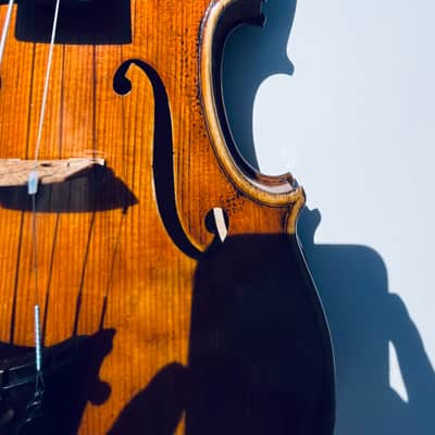 Fine Italian Labeled Violin Attributed to Oreste Candi No.124 L'Anno 1938 image 15