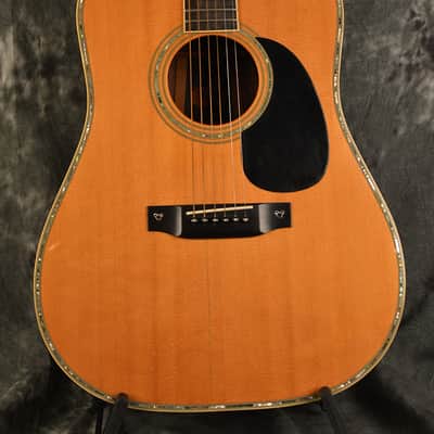 Fender F-115 1978 RARE Vintage Dreadnought D-45 Style Pearl Acoustic Guitar w Hard Case Included image 1
