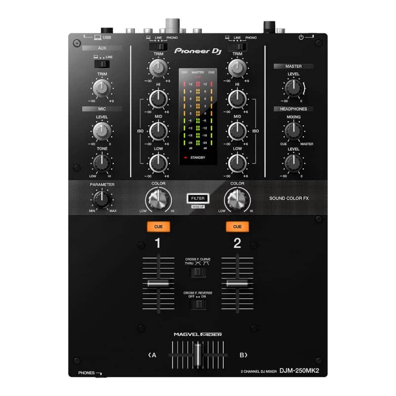 Pioneer DJ DJM-250MK2 DJ 2-Channel Mixer *USA Small Business* image 1