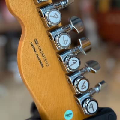 Fender American Ultra II Telecaster with Ebony Fretboard 2024 - Present - Solar Flare image 6