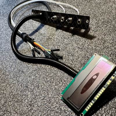 Rude Goose EX - 8" - BLUE | OLED Display on 8" Gooseneck with MIDI i/o for Expert Sleepers Disting EX image 1