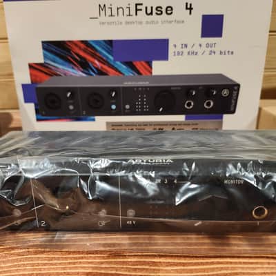 Arturia MiniFuse 4 USB-C Audio Interface 2021 - Present - Black image 2