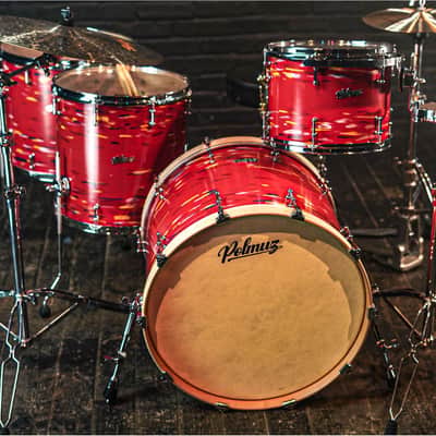 Polmuz Maple Model 1 - 22/13/16/18 - Artist Cosmic Red from Calendar - PROMO image 7