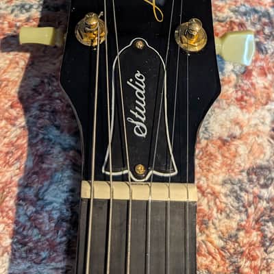 1994 Gibson Les Paul Studio with Ebony Fretboard- Wine Red and Hard Case image 3