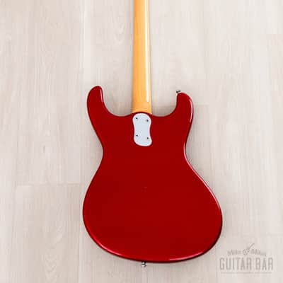 1990s Mosrite Super Custom ‘65 Ventures Model Candy Apple Red w/ Vibramute, Japan Kurokumo image 3