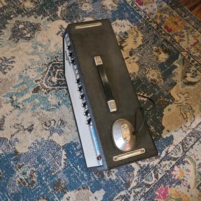 1974 Fender Silverface Deluxe Reverb Tube Combo Amp image 7